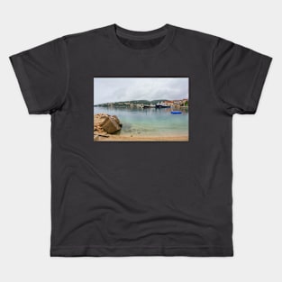 Sumartin Harbour on Brac Island, Croatia Kids T-Shirt